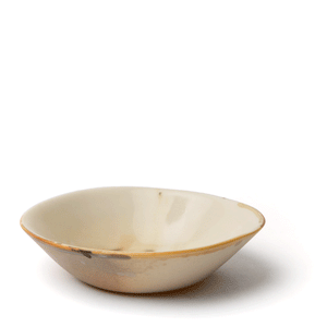 Sunlit cream dip bowl by OXUM NYC