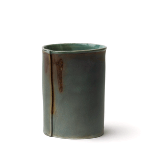 Skylark tall cup made by OXUM NYC, part of the handmade ceramic home accessories collection. The mug has a total of 16 oz capacity for any liquid.